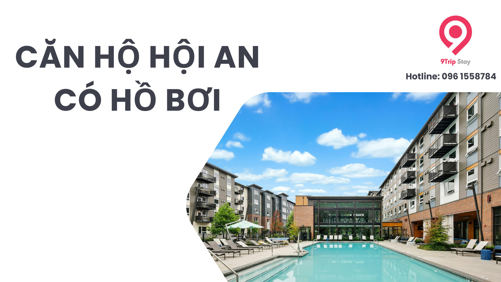 Căn hộ Hội An có hồ bơi: Thanh lọc tâm hồn với hồ bơi vô cực hướng vườn nhiệt đới