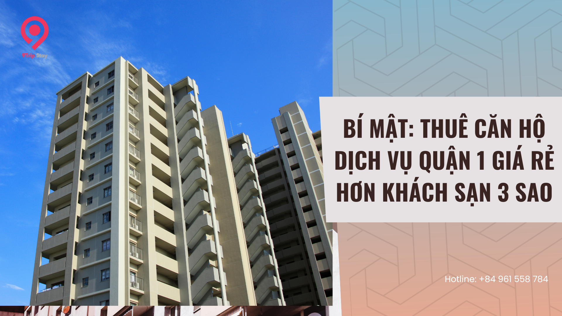 Bí Mật: Thuê Căn Hộ Dịch Vụ Quận 1 Giá Rẻ Hơn Khách Sạn 3 Sao